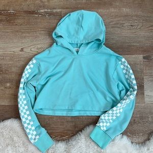Girls size 10–11 crop top hoodie. No tears no rips.